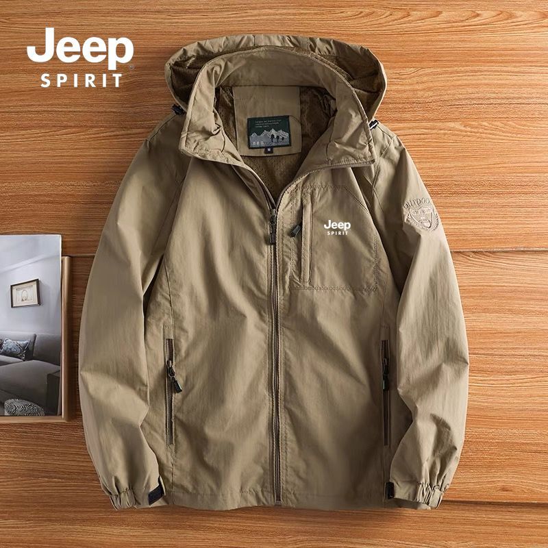 Jeep Jeep Thin Jacket Men's Spring and Autumn Outdoor Casual Sports Jacket Loose Large Size Windbreaker Spring Jacket