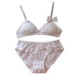 Японское милое хлопковое нижнее белье, тонкий бюстгальтер без косточек, бюстгалтер, комплект, французский стиль