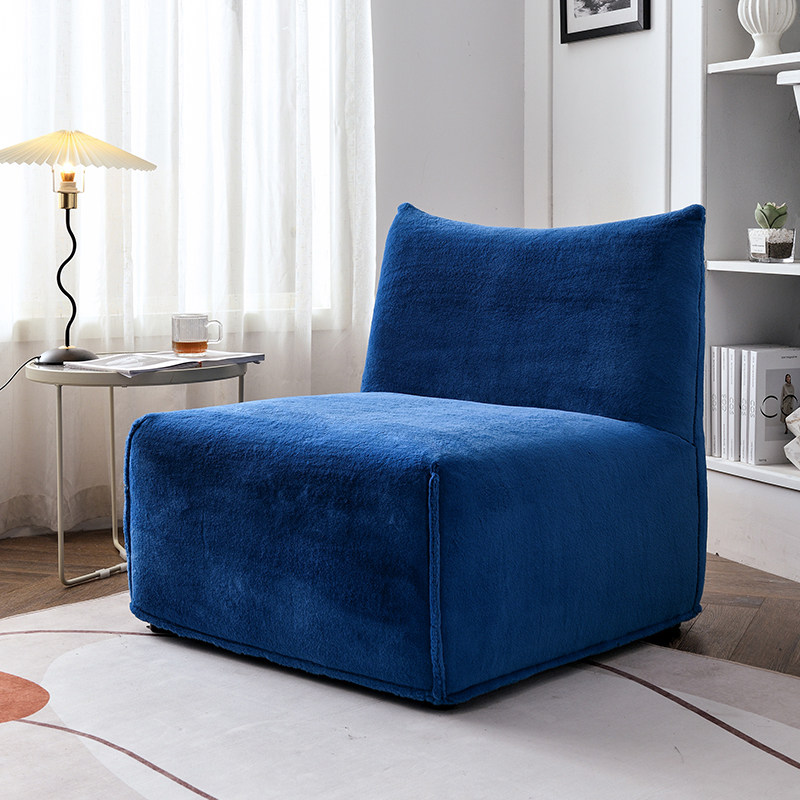 Sofa Chair Single Casual Designer Living Room Bedroom Balcony Nordic Modern Minima Light Lavish Lamb Suede