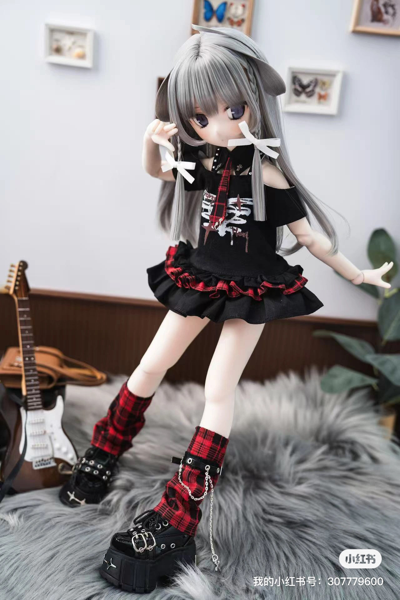 Одежда для кукол BJD （菜包猪肉铺）bjd4分熊妹大力力mddmsd莉莉姆娃衣套装亚比小偶像