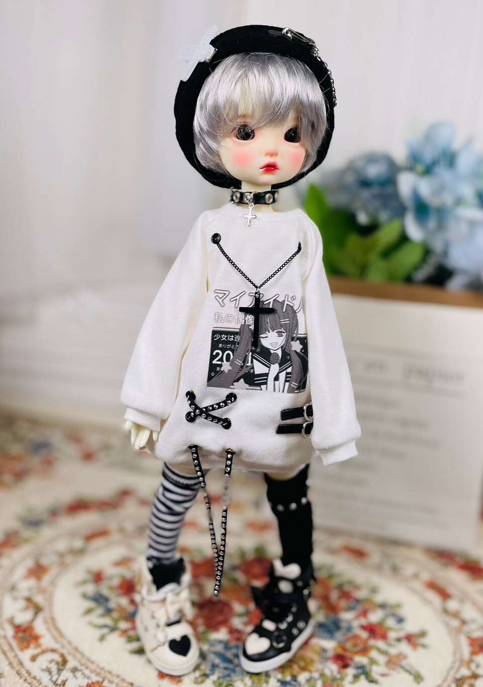Одежда для кукол BJD （菜包猪肉铺）bjd4分熊妹熊蛋兔豆豆娃衣 偶像活动 OTHER