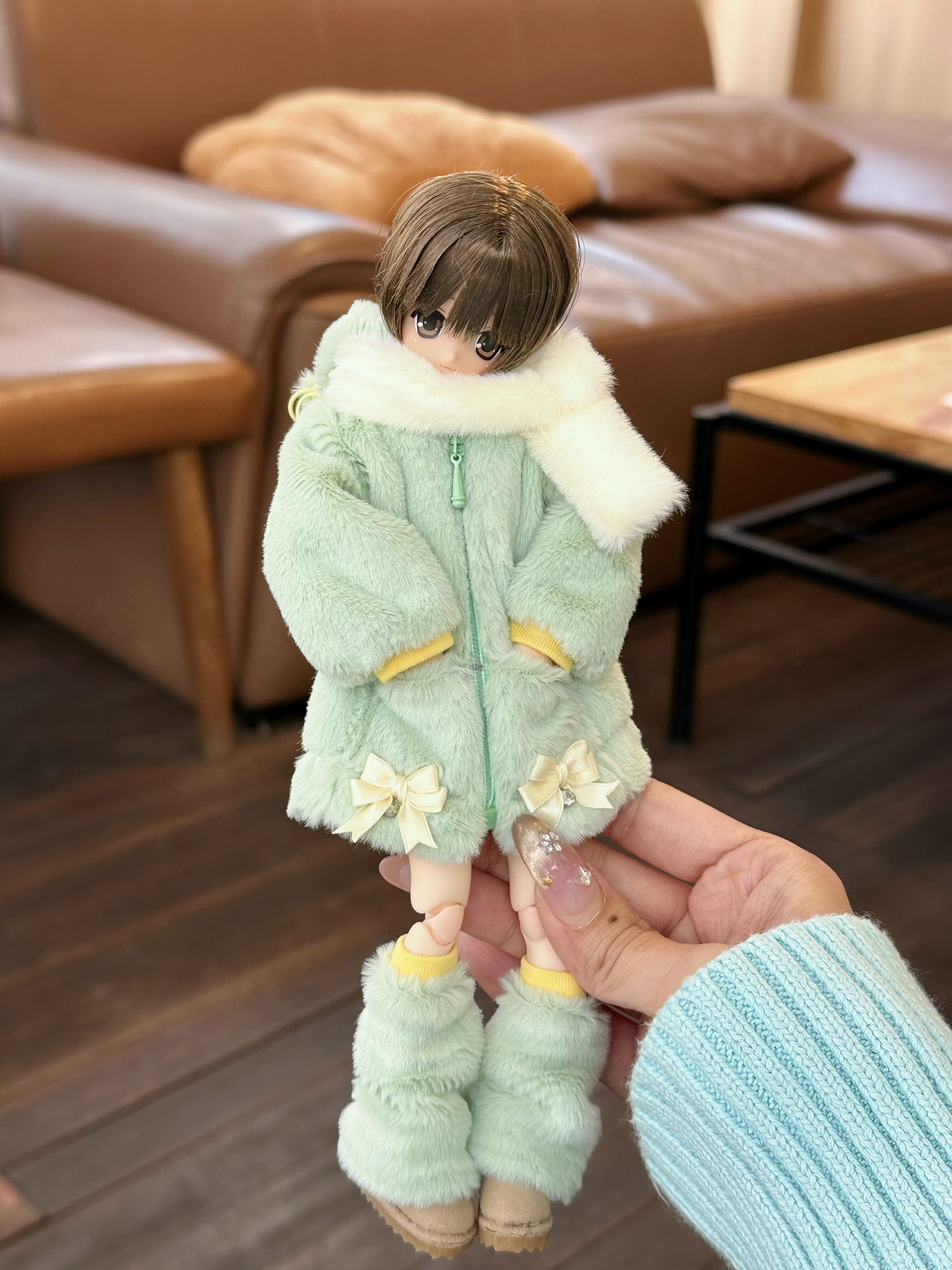 Одежда для кукол BJD （菜包猪肉铺）ob24 p20 azone 娃衣套装 奶芙喵团团