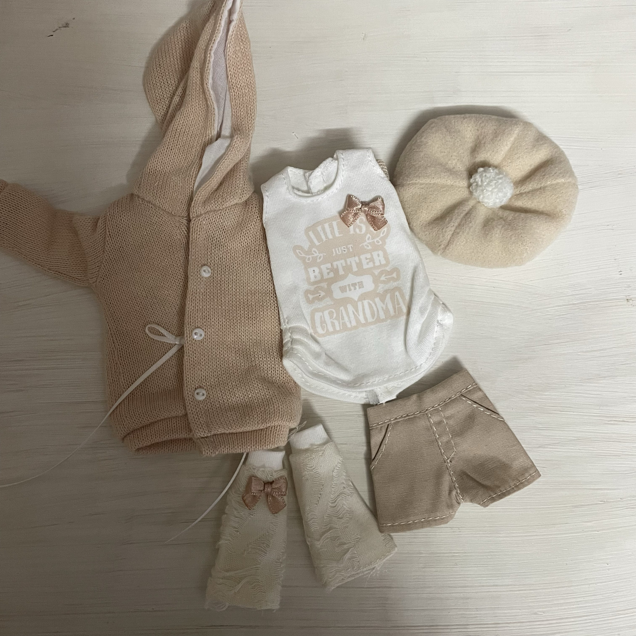 одежду полу ребенка （菜包猪肉铺）ob22 ob24 p20 娃衣套装豆乳派