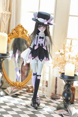 Одежда для кукол BJD （菜包猪肉铺）bjd4分mddmsd普体娃衣 大魔术师