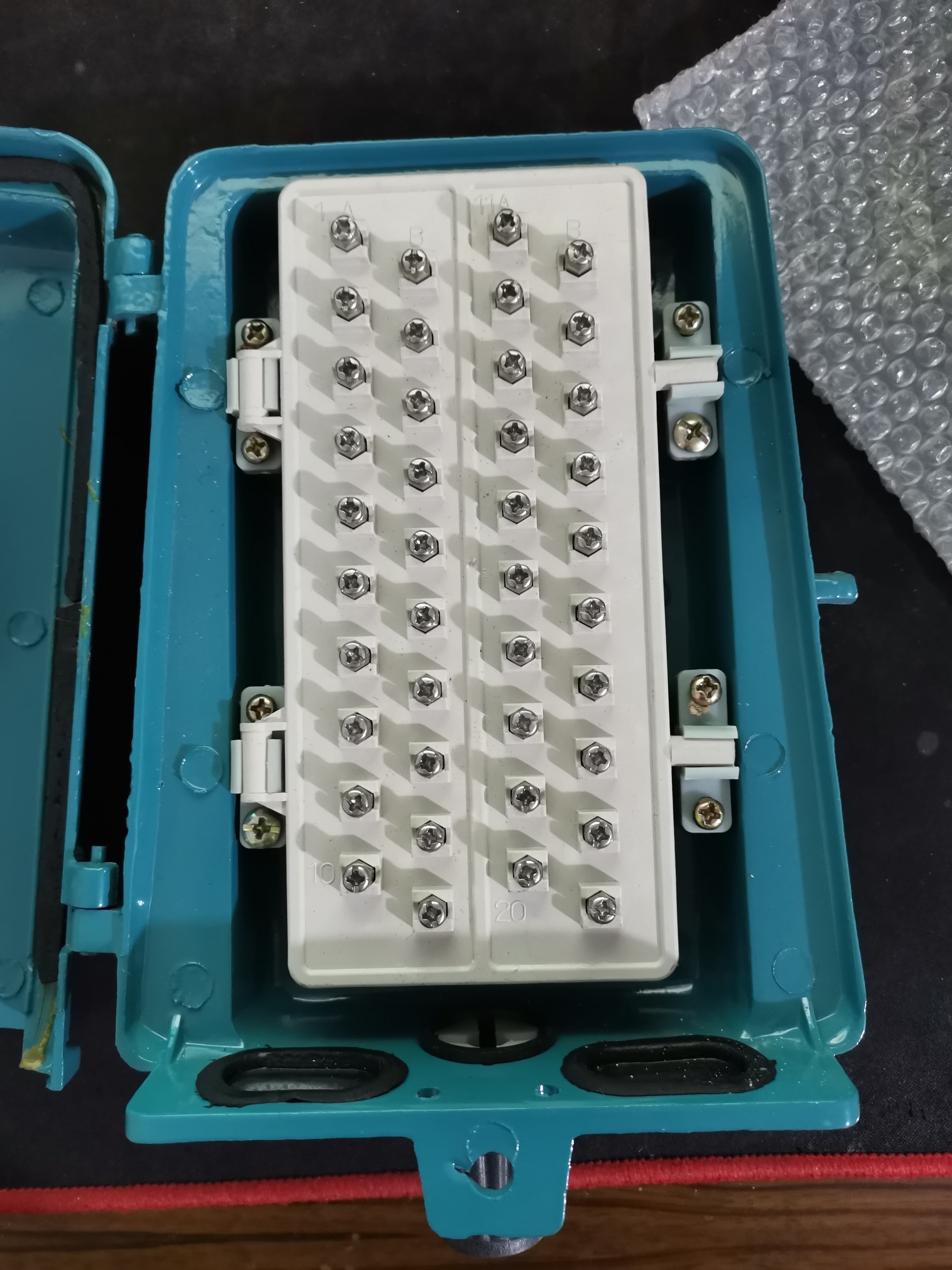 20 pairs of telephone cable management box Outdoor telephone junction box distribution box