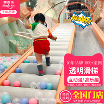 Parent-child restaurant amusement facilities children simulation kitchen cabinet simulation indoor playground climbing frame transparent slide