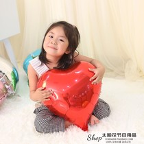 18 inch heart-shaped aluminum film balloon birthday party decoration wedding room background decoration shopping mall decoration embellishment balloon