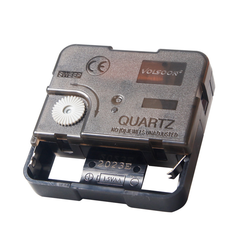 Swiss Wosheng Silent Clock Movement Accessories Full Set DIY Cross-Stitch Wall Clock Movement Sweep Second Quartz Clock Movement