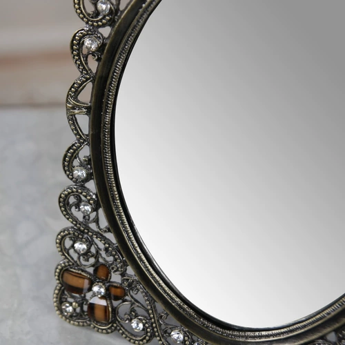 TQJ Металлическое прямоугольное зеркало, 6 дюймовое, 7 дюймов, 10 дюймов