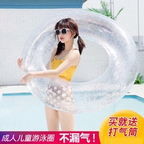 New swimming ring adults 200 Jin extra large men swimming ring large size thick large size lying ring net red