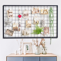  Barbed wire decorative wall Industrial style hollow barbed wire grid wrought iron grid Photo wall background wall wrought iron mesh