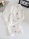 Ice Silk Cool Pajamas and Sleep Pants for Women, Summer Long Pants, Thin Style, Cute Cartoon Kt Cat Design, Can Be Worn Outside, Loungewear Pants