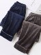 Pajama pants men's trousers autumn and winter coral velvet thickened men's flannel warm pants home pants large size can be worn outside