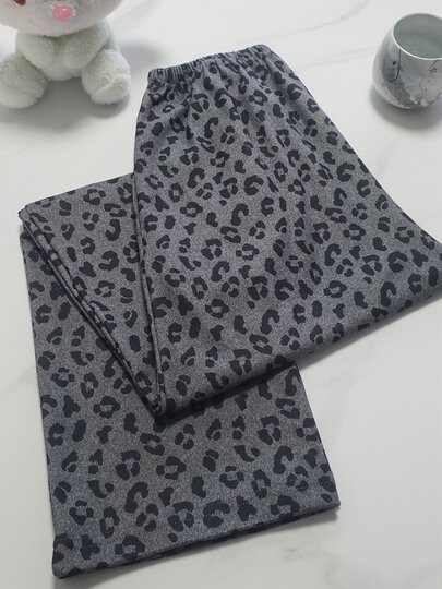 Women's pajama pants German velvet trousers winter warm brushed straight warm pants loose casual autumn and winter pocket home pants