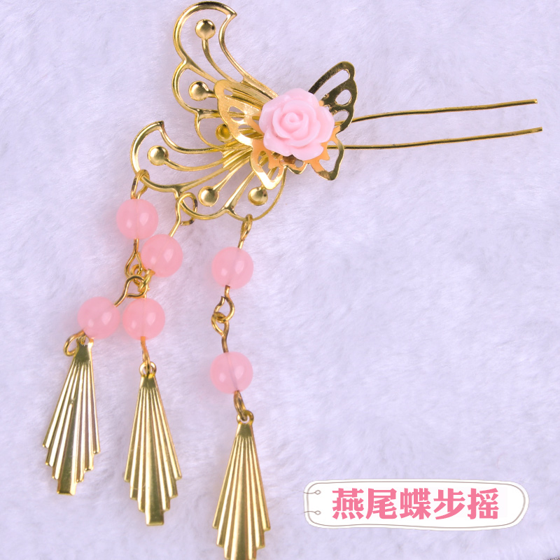 60cm lá Luo Li vương miện trang phục vương miện phụ kiện trang phục kẹp tóc kẹp tóc 3 điểm búp bê bé áp dụng cho mũ nón đồ chơi trang điểm cho bé