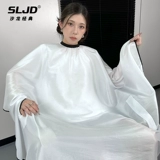 Накидка для стрижки волос, большой фартук для домашнего использования, делается под заказ