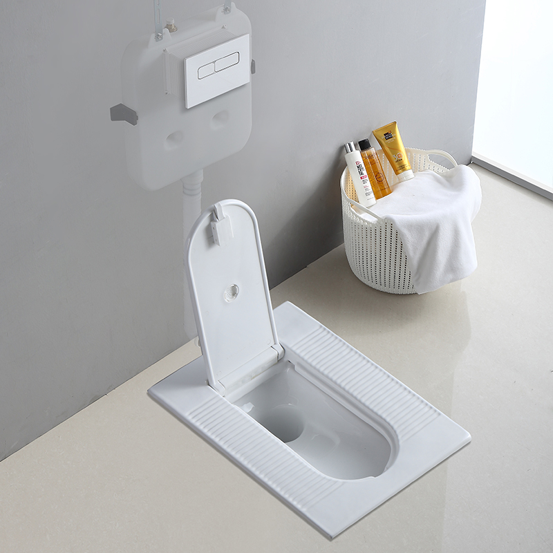 Hidden hidden buried in wall stealth water tank toilet household ultra-thin flush tank with squat toilet
