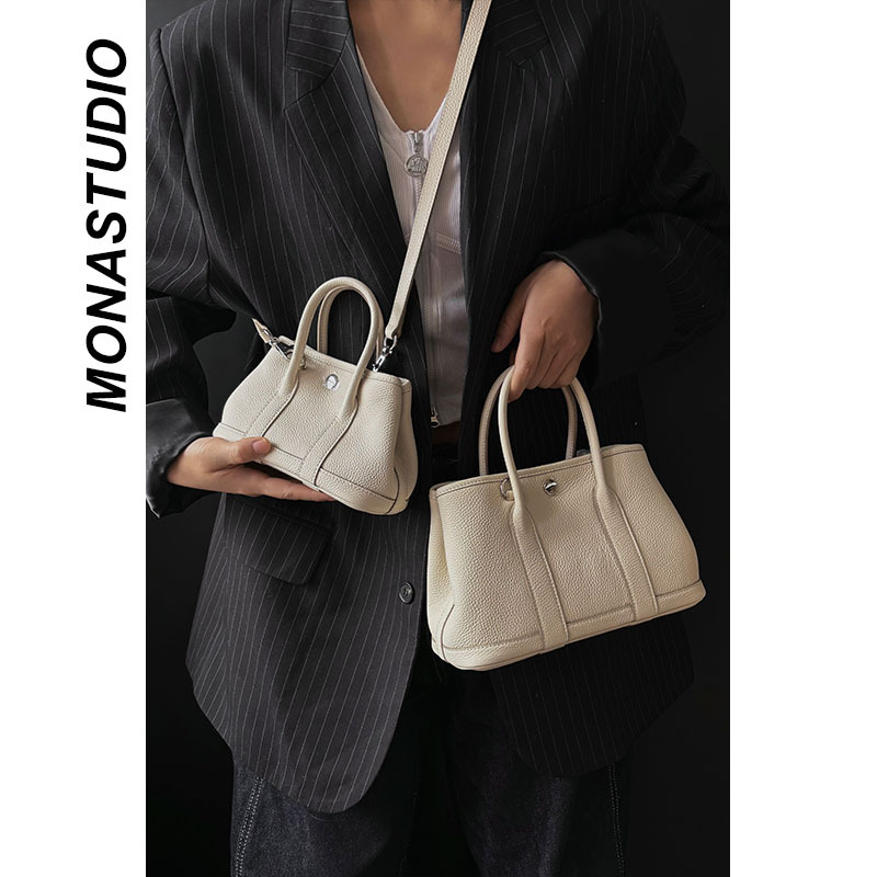 First-Layer Cowhide Mini Garden Bag, Genuine Leather Crossbody Small Bag, Handbag, 2026 New Tote Bag, Commuter Women's Bag