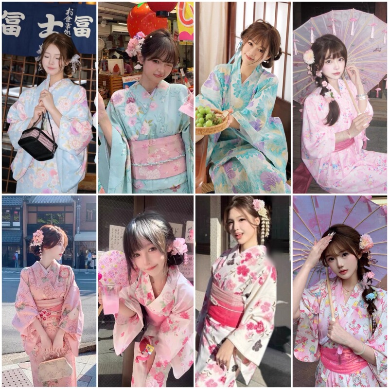 Yingwa Japanese Girl in Kimono, Japanese Yukata, Fireworks Festival, Homestay, Photo Shoot, Japanese Food, Beauty Shop, Dress-Up Studio