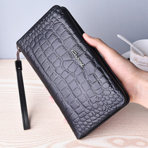 Handbag men's leather bag 2019 new summer casual leather single hand bag hand bag hand bag hand bag carry men's bag hand bag