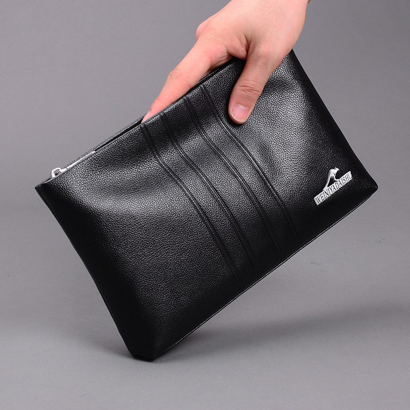 New handbag male genuine leather handbag with large capacity to hold bag head coat men's bag envelope business bag