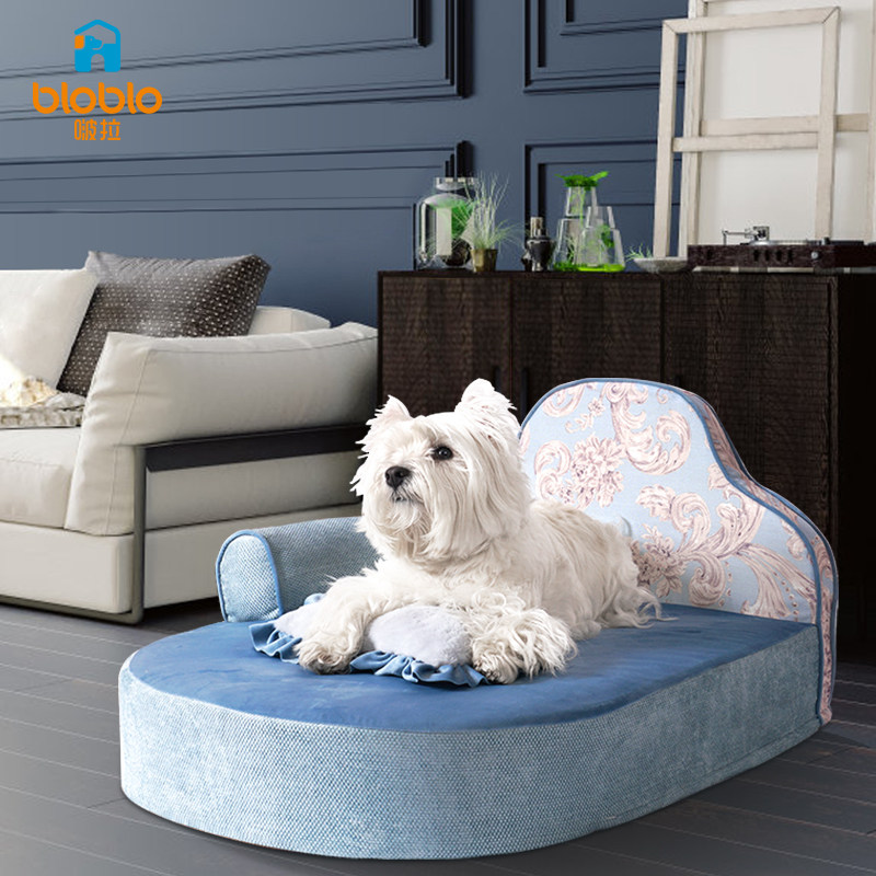 Dog Kennel Large Dog Season Universal Sofa Bed Can Be Detached Wash Winter Warm Dogs Bed Gold Wool Mat Pet Supplies