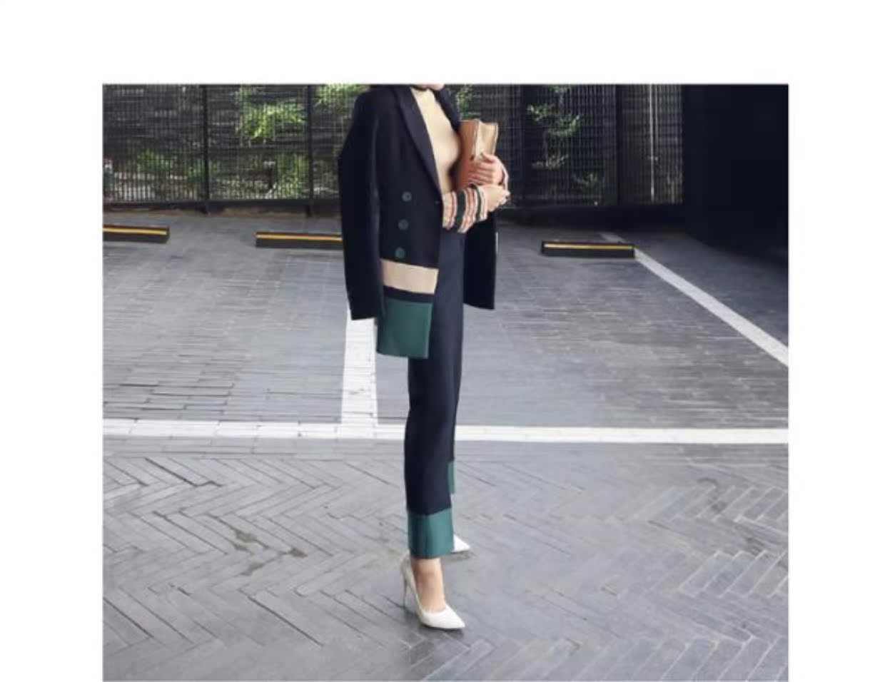 Thu đông 2018 mới chuyên nghiệp mặc nước hoa nhỏ phù hợp với áo khoác nữ thời trang phù hợp với áo hai dây thời trang Hàn Quốc các kiểu đầm đẹp