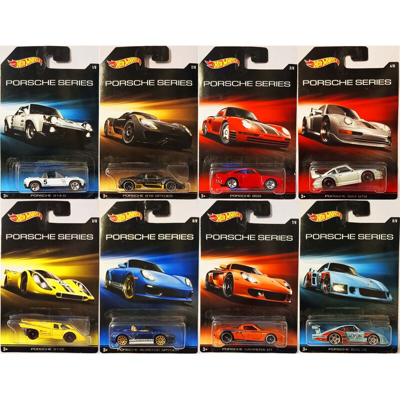 Hot Wheels Porsche Series 914 918 959 993 917 935 Cgb65