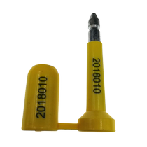 Disposable high security customs logistics lead seal round head container seal Bullet head tank container truck logistics lock