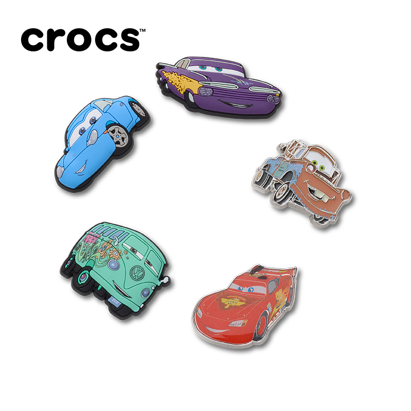 Crocs Accessories Jibbitz Shoe Charms Lightning Mcqueen Five-Piece Set