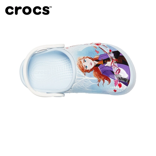 Crocs Детские босоножки, тапочки в стиле Crocs, «Холодное сердце», стиль «принцесса»