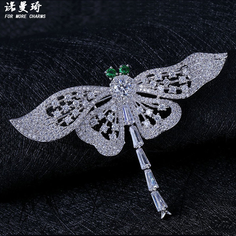 Broche femme en Zircon diamant - Ref 1171075 Image 7