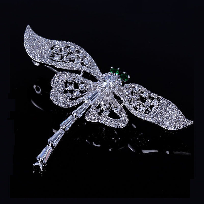Broche femme en Zircon diamant - Ref 1171075 Image 13