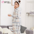 Đồ ngủ làm đẹp đô thị nữ flannel thời trang thoải mái ngọt ngào bộ đồ ngủ nhà phụ nữ 2H8213 áo ngủ 2 dây Giống cái
