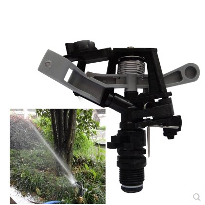 Plastic Adjustable Swivel Rocker Nozzle Gardening Lawn Spray Irrigation Garden Automatic Irrigation Spraying Head Greening Sprinklers