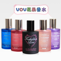 Korea VOV perfume mens and womens Eau de toilette 30ml Locust flower Jasmine rose Sycamore flower fruity small black bottle