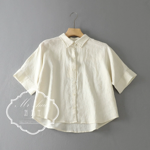 Освежающий комплект, рубашка, шорты, штаны, высокая талия, свободный прямой крой