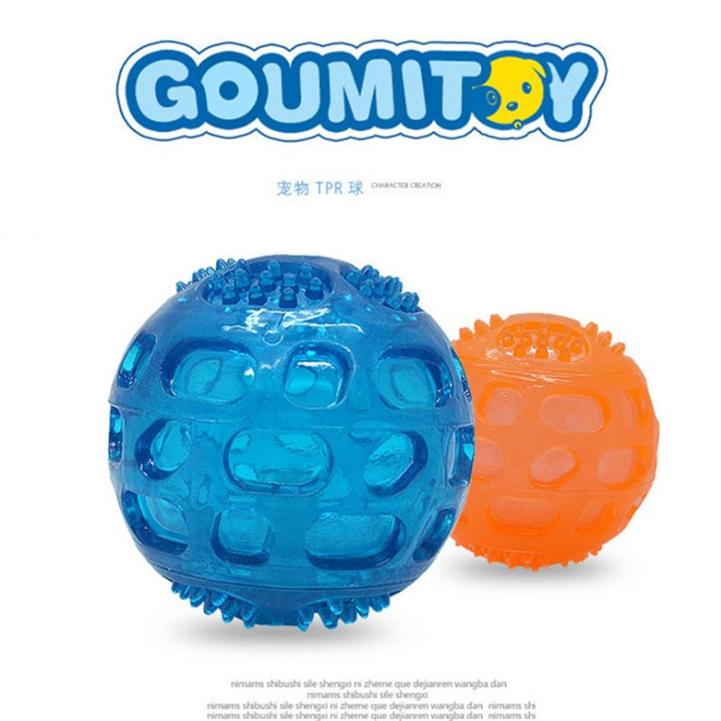 Dog toy toy ball bite-resistant sound jump ball molar Teddy Golden Retriever puppies large and small dog pet supplies