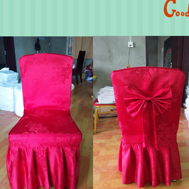 Khách sạn tùy chỉnh một mảnh ghế bìa khách sạn bàn ăn nhà hàng tiệc ghế bìa vải cushion cover wedding phân bìa