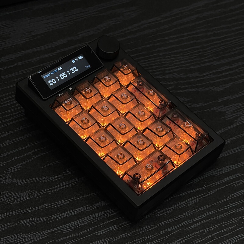 K21Ultra Metal Small Keyboard Customized Wireless Bluetooth Three-Mode Pad Digital Bee 68 with Wooting60