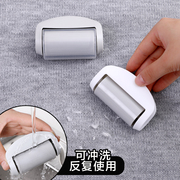 máy cắt lông áo dạ Một bộ quần áo dính tóc có thể được giặt trống nhỏ mạnh mẽ dính bụi nhà quần áo bụi bụi bàn chải bụi lăn - Hệ thống giá giặt máy cắt lông xù quần áo len