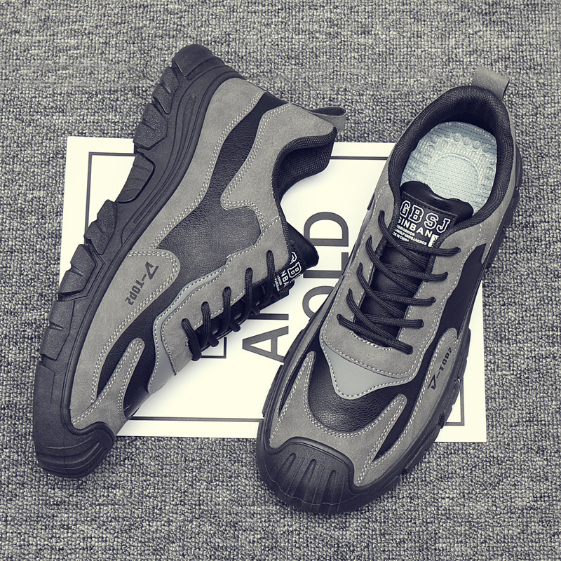 Bảo hiểm lao động giày nam công trường xây dựng làm việc mùa hè không thấm nước chống trượt thể thao giải trí làm việc triều giày khử mùi thoáng khí mùa xuân và mùa thu giày bảo hộ cao cổ