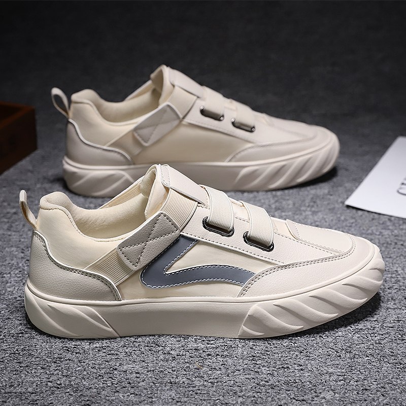 Men's shoes Spring thin section 100 Lap Breathable Cloth Shoes Man's Deodorant Magic Sticker Plate Shoes Sloth a Foot Pedal canvas Damp Shoes Man