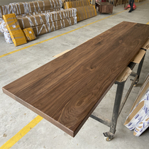 North American black walnut countertop table panel solid wood board log square wood window sill work desktop custom processing