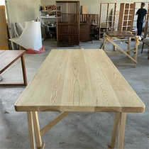 Ash wood table panel table panel solid wood wooden table log board wood furniture custom processing