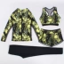 Bộ đồ lặn Hàn Quốc bốn mảnh nữ chia tay dài quần vest boxer đồ bơi thể thao khóa kéo che bụng áo bơi 2 mảnh đẹp	 Bộ đồ bơi hai mảnh