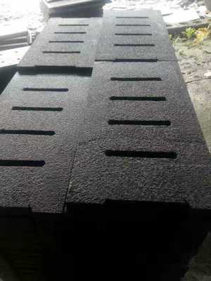 Set to make Zhong Shan Qing Guangxi Sesame Black Granite Marble Drainage Ditch Sewer Cover