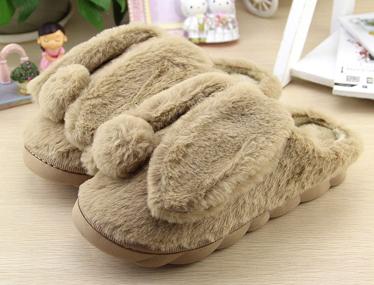 Pantoufles enfants en suède pour hiver - semelle caoutchouc - Ref 987255 Image 24