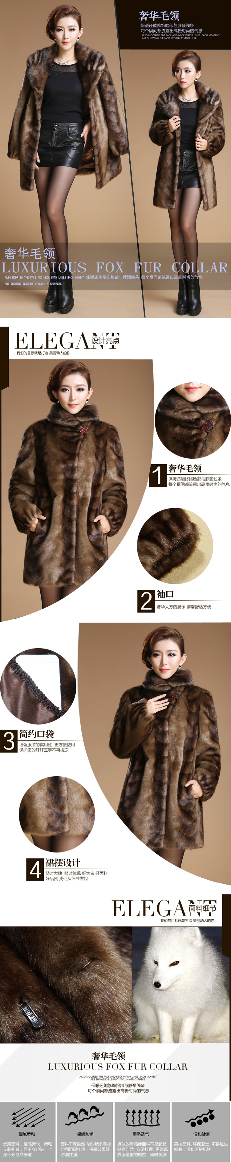 Manteau de fourrure femme OTHER   - Ref 3174182 Image 7