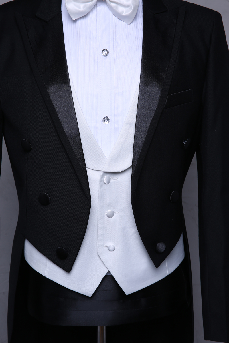 Mới cao cấp của nam giới tuxedo trang phục sân khấu lệnh quần áo điệp khúc phù hợp với tiệc cưới phù hợp với dresses